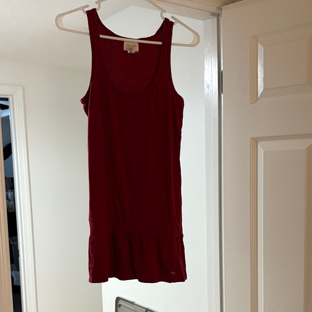 Abercrombie & Fitch Burgundy Tank Top